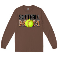 Chestnut softball mom Long Sleeve Tee - AdoDesignShop