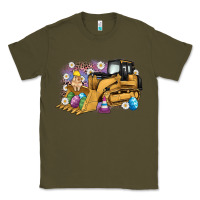 Army Green easter bulldozer bunny egg leopard Classic Tee - Artiststas