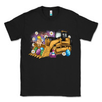 Black easter bulldozer bunny egg leopard Classic Tee - Artiststas