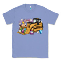 Colony Blue easter bulldozer bunny egg leopard Classic Tee - Artiststas