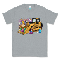 Heather Grey easter bulldozer bunny egg leopard Classic Tee - Artiststas