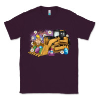 Plum easter bulldozer bunny egg leopard Classic Tee - Artiststas