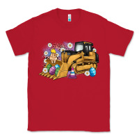 Red easter bulldozer bunny egg leopard Classic Tee - Artiststas