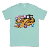 Seafoam easter bulldozer bunny egg leopard Classic Tee - Artiststas