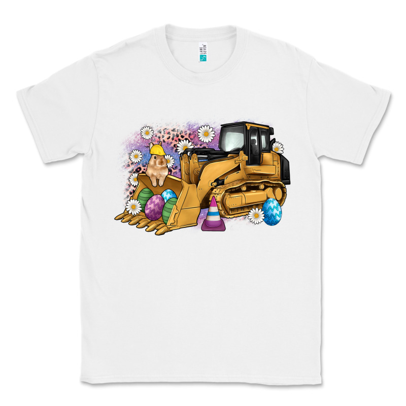 Easter Bulldozer Bunny Egg Leopard Classic Tee by Artiststas | Teevron
