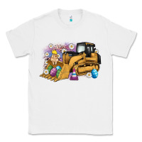 White easter bulldozer bunny egg leopard Classic Tee - Artiststas