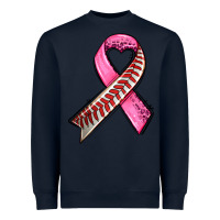 Navy breast cancer sport ribbons Heavyweight Sweatshirt - AdoDesignShop