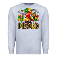 Heather Grey empowerment and celebration design Premium Sweatshirt - LillyAllenDesigns