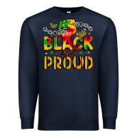 Navy empowerment and celebration design Premium Sweatshirt - LillyAllenDesigns