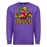 Purple empowerment and celebration design Premium Sweatshirt - LillyAllenDesigns