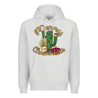 Dove Grey Merry Christmas Cactus Premium Hoodie - Bettercallsaul
