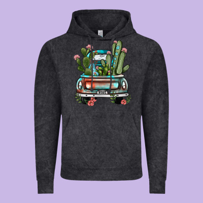 Farm Truck, Vintage Hoodie Designed By Jahusdesignshop