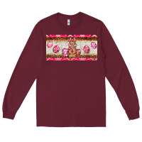 Burgundy pink camouflage egg hunter bunny   license plate Long Sleeve Tee - BarkalooDesign