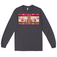 Smoke pink camouflage egg hunter bunny   license plate Long Sleeve Tee - BarkalooDesign