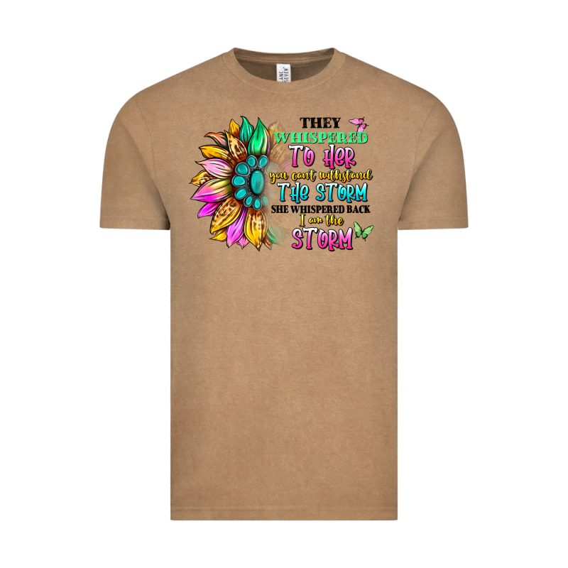 They Whispered To Her You Can't Withstand The Stor Vintage Tee by Artiststas | Teevron