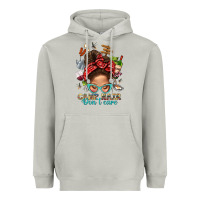 Moon Dust Camp Hair Dont Care Messy Bun Bbs Heavyweight Hoodie - BundleAndBundleShop