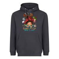 Smoke Camp Hair Dont Care Messy Bun Bbs Heavyweight Hoodie - BundleAndBundleShop