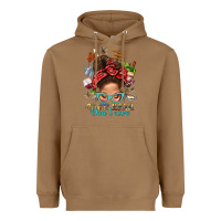 Toasted Coconut Camp Hair Dont Care Messy Bun Bbs Heavyweight Hoodie - BundleAndBundleShop
