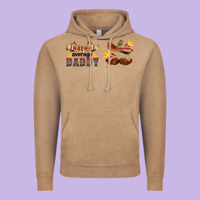 Nacho Average Daddy Libbey Glass Vintage Hoodie Designed By Hra Design Shop