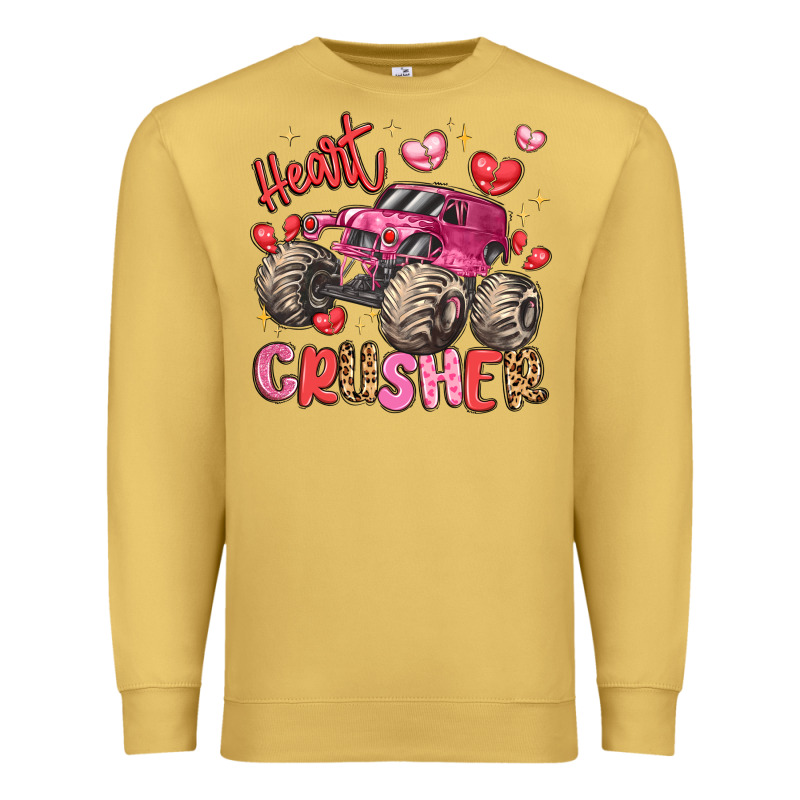 Name Monster Truck Heartbreaker Premium Sweatshirt by LillyAllenDesigns | Teevron