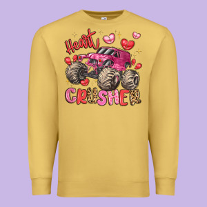 Name Monster Truck Heartbreaker Premium Sweatshirt Designed By Lillyallendesigns