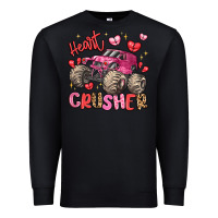 Black name monster truck heartbreaker Premium Sweatshirt - LillyAllenDesigns