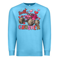 Ocean Blue name monster truck heartbreaker Premium Sweatshirt - LillyAllenDesigns