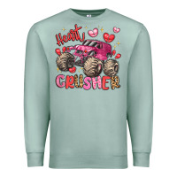Seafoam name monster truck heartbreaker Premium Sweatshirt - LillyAllenDesigns