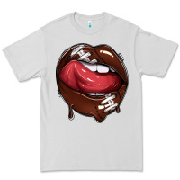 Dove Grey sports lips american football Premium Tee - texasbilliewilder
