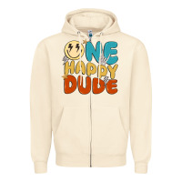 Sandshell one happy dude Zipper Hoodie - MaliasSmallBusiness