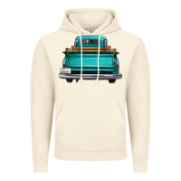 Vintage Artic western truck back view 2 Vintage Hoodie - FaDigitalArtStudio