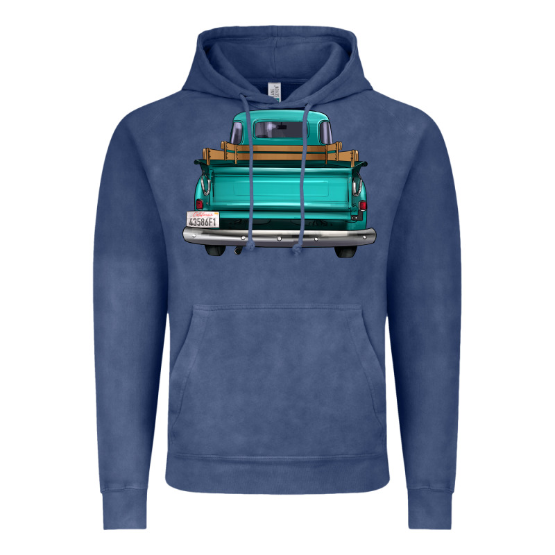 Western Truck Back View 2 Vintage Hoodie by FaDigitalArtStudio | Teevron