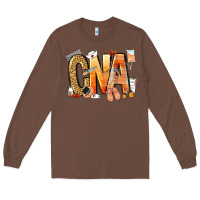 Chestnut cna certified nursing assistant nurse Long Sleeve Tee - NancyCooperArtShop