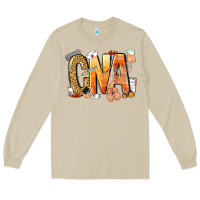 Mushroom cna certified nursing assistant nurse Long Sleeve Tee - NancyCooperArtShop