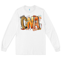 White cna certified nursing assistant nurse Long Sleeve Tee - NancyCooperArtShop