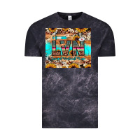 Cloud Black lvn licensed vocational nurse Vintage Tee - JahusDesignShop