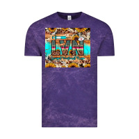 Cloud Purple lvn licensed vocational nurse Vintage Tee - JahusDesignShop
