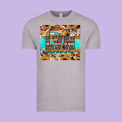 Lvn Licensed Vocational Nurse Vintage Tee Designed By Jahusdesignshop