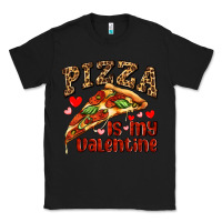 Black pizza is my valentine Classic Tee - AdoDesignShop