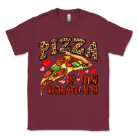 Burgundy pizza is my valentine Classic Tee - AdoDesignShop