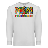 Dove Grey empowering autism mom life Premium Sweatshirt - LillyAllenDesigns