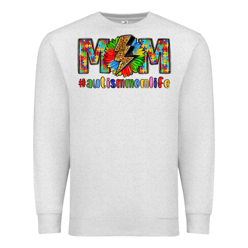 Empowering Autism Mom Life Premium Sweatshirt by LillyAllenDesigns | Teevron