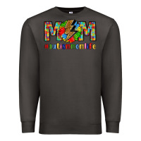 Smoke empowering autism mom life Premium Sweatshirt - LillyAllenDesigns