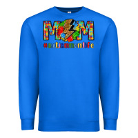 True Royal empowering autism mom life Premium Sweatshirt - LillyAllenDesigns