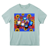 Arona American flag gnomes truck sunflowers star leopard glitter Heavy Core Tee - Artiststas