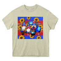 Mossy American flag gnomes truck sunflowers star leopard glitter Heavy Core Tee - Artiststas