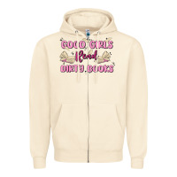 Sandshell good girls read dirty books Zipper Hoodie - MaliasSmallBusiness