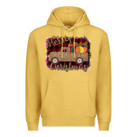 Antique Gold Merry Christmas Truck Premium Hoodie - Bettercallsaul
