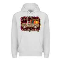 Dove Grey Merry Christmas Truck Premium Hoodie - Bettercallsaul