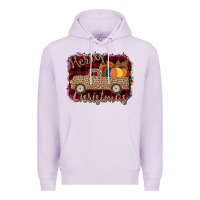 Lilac Merry Christmas Truck Premium Hoodie - Bettercallsaul